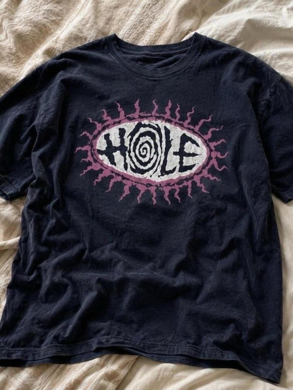 Spiral Eye Graphic T-Shirt – Alternative Dark Black Tee